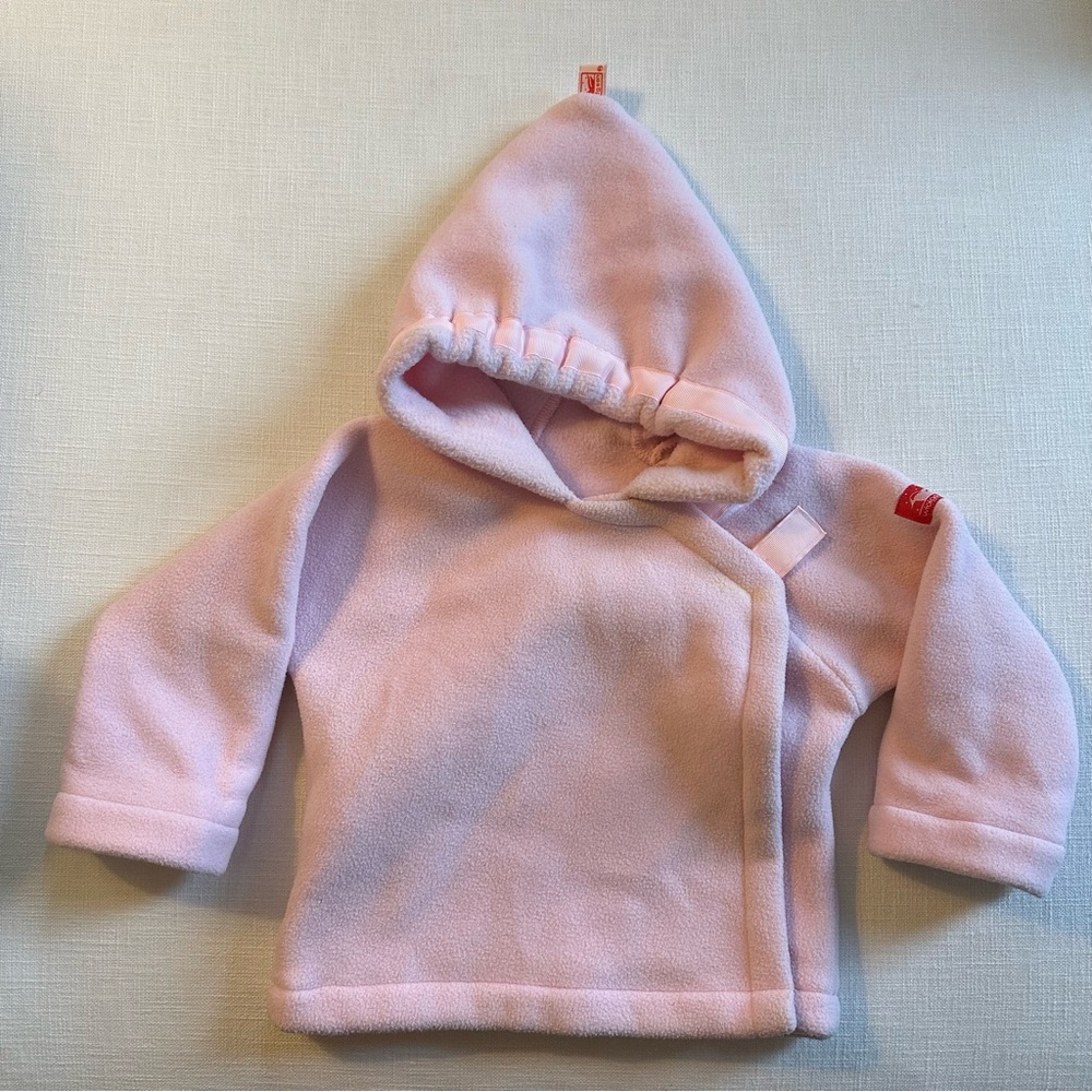 Widgeon 12M Light Pink Hooded Jacket